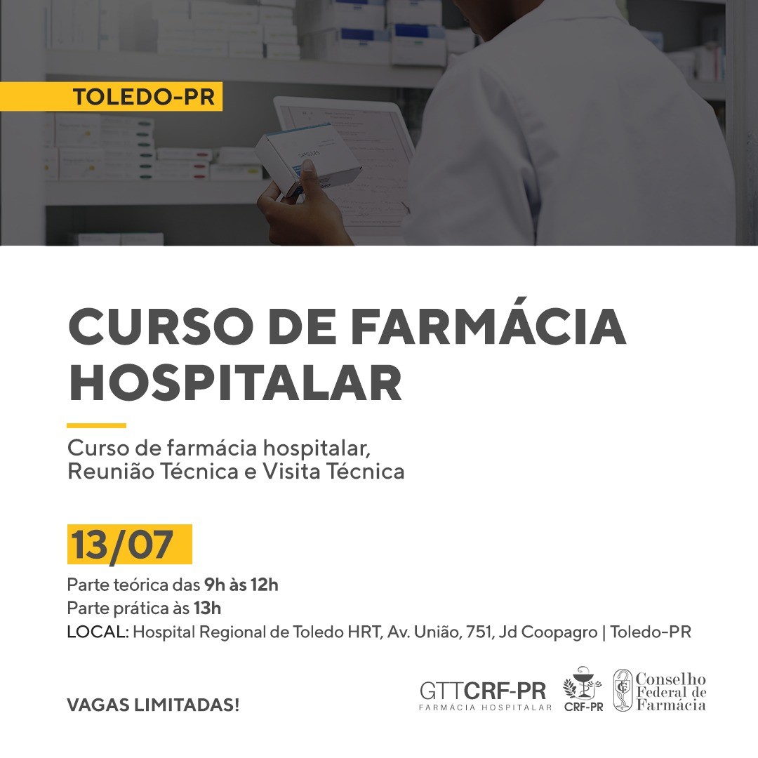 Curso de Farmácia Hospitalar  | Toledo/PR