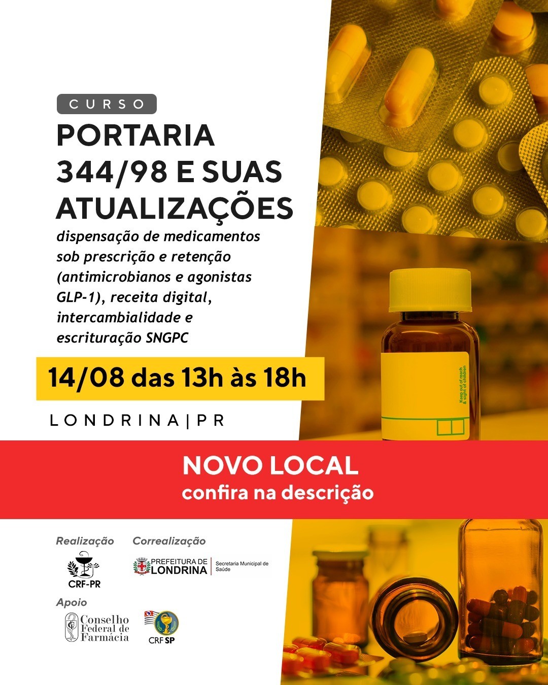 Curso sobre Portaria 344/98 e suas atualizações | Londrina/PR