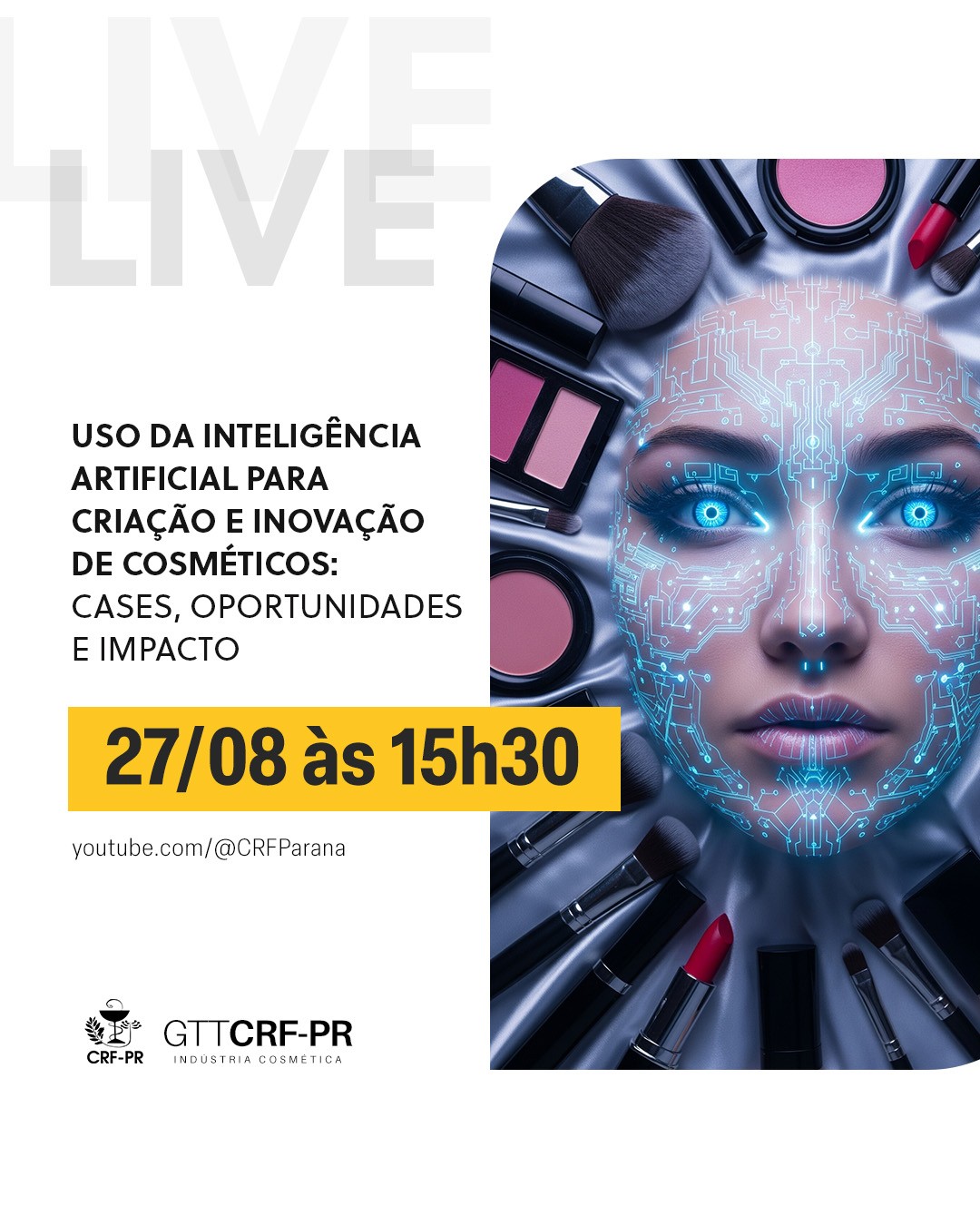 Webinar: Uso da Inteligência Artificial para Criação e Inovação de Cosméticos