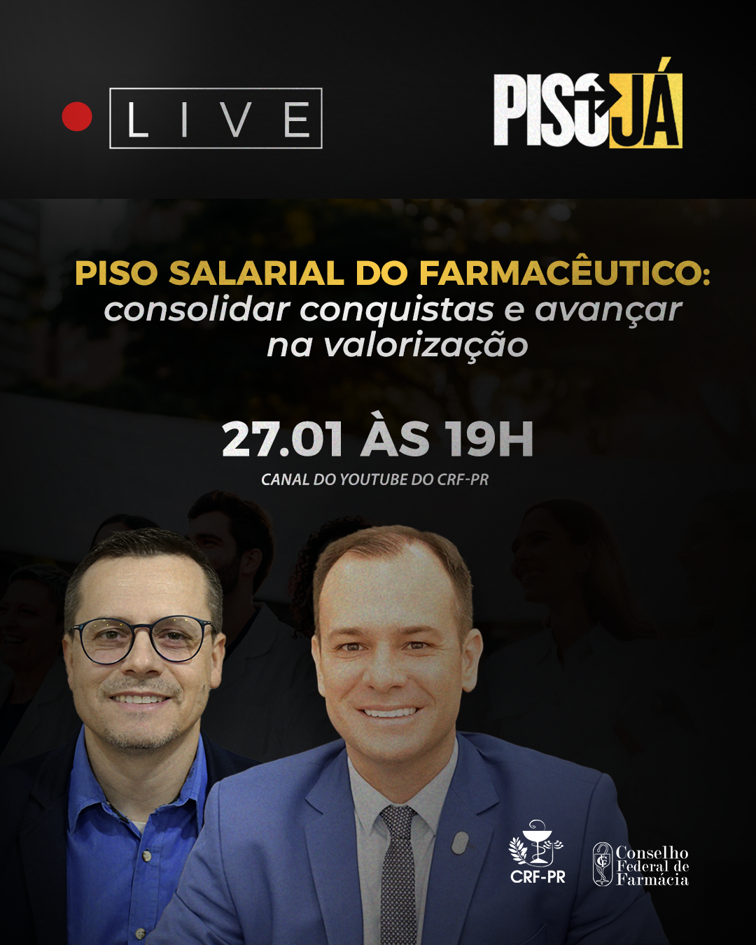 [LIVE] PisoJá - Piso salarial do farmacêutico: consolidar conquistas e avançar na valorização